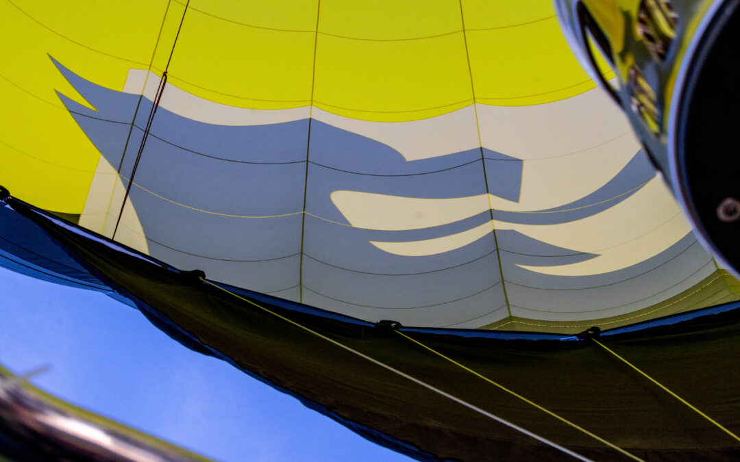 Vlaams Belang Luchtballon vloog van Hasselt naar Kortessem